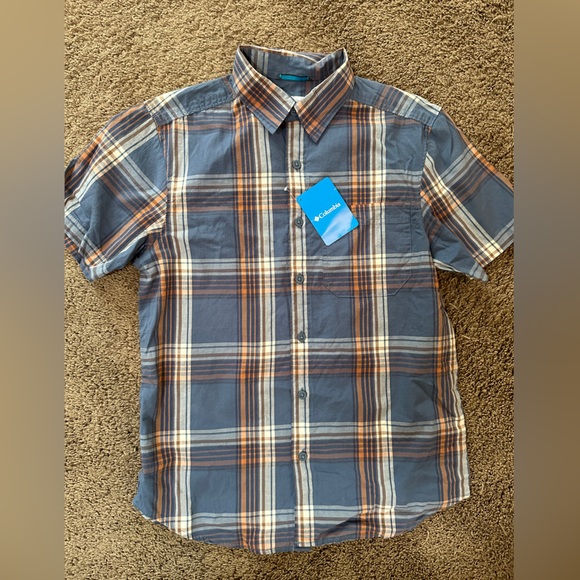 Columbia Eaglecreek Plaid Short Sleeve Shirt - Picture 1 of 5